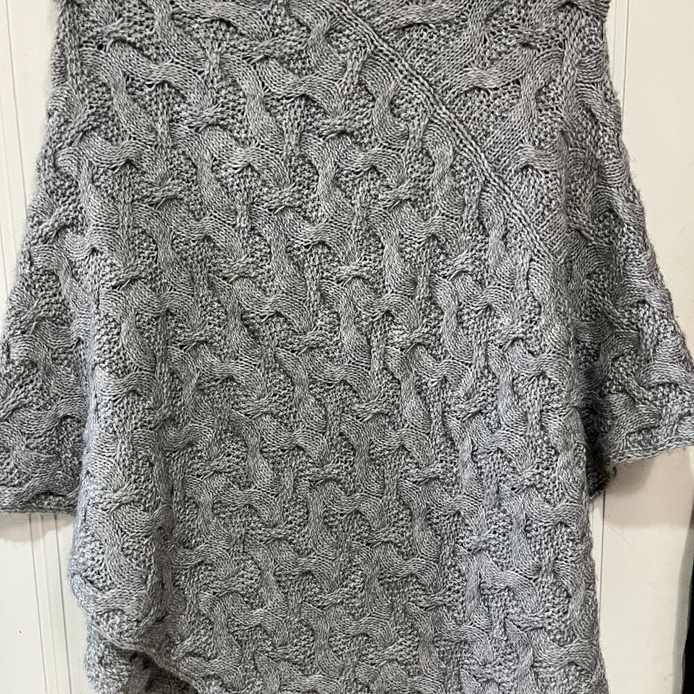 Poncho Sweater Alpaca Blend Cerretelli